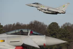 An RAF Typhoon Aircraft was authorised to fly supersonic over Northamptonshire earlier today, which is why many residents heard a sonic boom