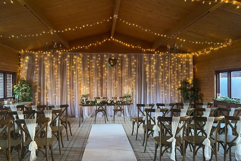 Grendon Lakes offers their stunning private function suite as well as a fairy lit patio, terrace & pagoda that all provide a wonderful space for evening receptions. This is all complete with a picturesque countryside setting alongside their water-ski lake. They also offer land fire for festival and tipi weddings!