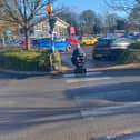 John Brayford, 69, noticed that the zebra crossing at the entrance of the Tesco Superstore in Daventry reportedly lost its paint more than three months prior.