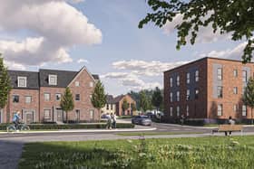 Early-stage CGI images of the homes to be built in the new Daventry estate.
Credit: Spitfire Homes