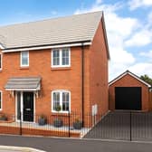 Street shot of Bellway’s Hawthorn Place site in Wellingborough, where buyer can save up to £24,000