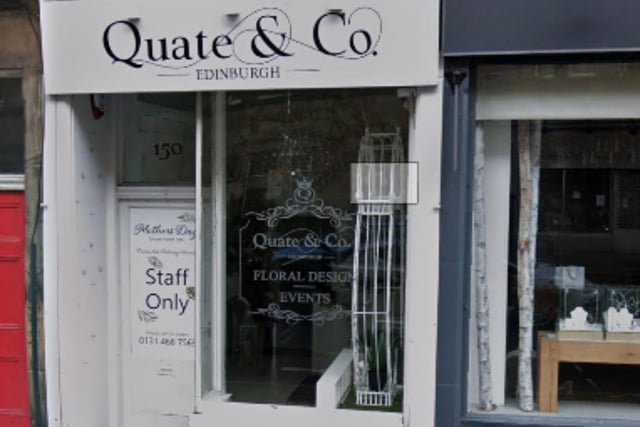 Delivery and collection is currently available from Quate & Co on 150 Bruntsfield Place throughout the weekend. You can reach them on 01314667569 to place an order for your Valentine's Day gifts.