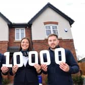 Myles Gorey, Megan Fitzsimons and Shane DeHayes launch the Miller Homes Community Fund