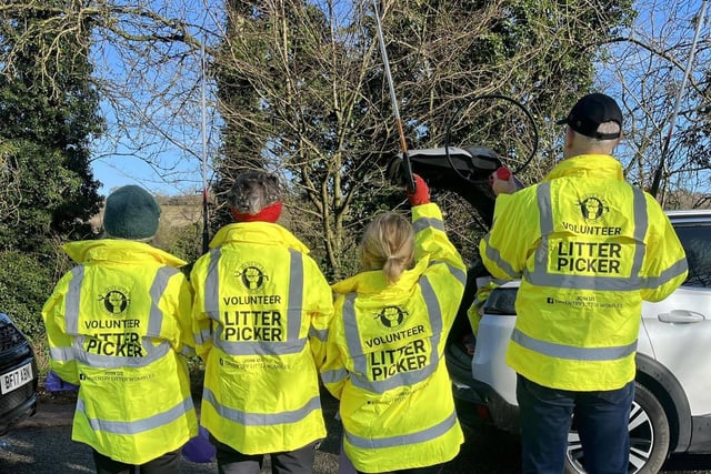 DLW pictured with sponsored hi-vis coats.