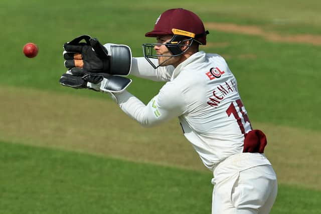 Lewis McManus has enjoyed a solid start to the season behind the stumps
