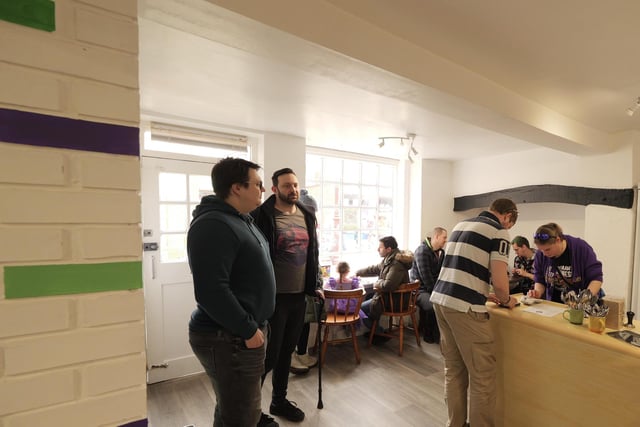 The official board game cafe opening day event took place on Sunday in Sheaf Street.