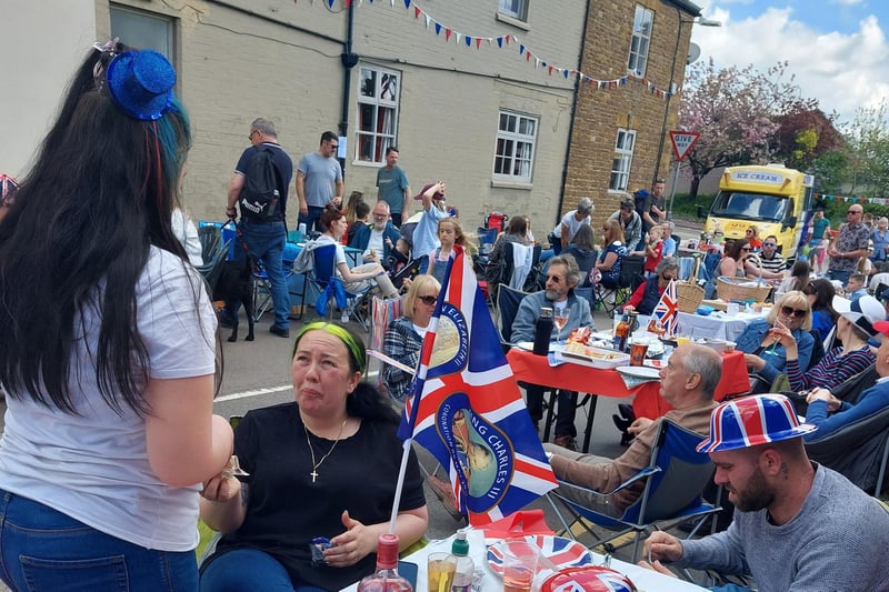 Crick Street Party: Community celebration on Sunday, May 7, of the Coronation of King Charles III.