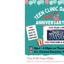 Teen Clinic Daventry's event is set to take place on Thursday, October 26, at the Arc Cinema Daventry.