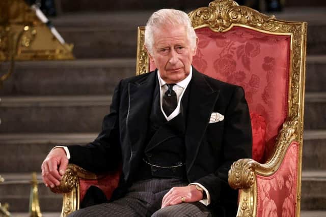 King Charles III has yet to set out his vision of the monarchy at a time when many Brits perceive him as being 'out of touch' (Picture: Henry Nicholls/pool/AFP/Getty Images)