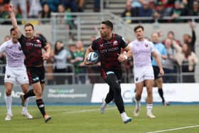 Sean Maitland gave Saracens the lead after escaping a card early on