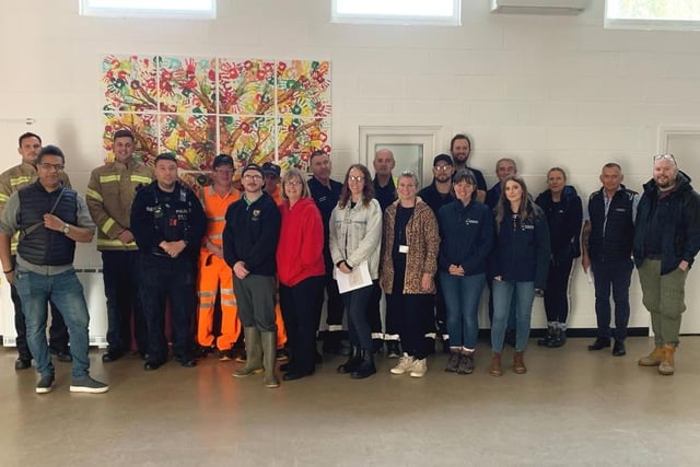 The event was organised as part of an ongoing project that targets fly-tipping and littering in the area.