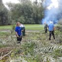 Coppicing at Daventry Country Park