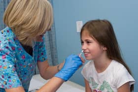 Children aged two and older are usually given the flu vaccine as a nasal spray. It's quick and painless and feels like a tickle