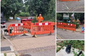 Work has begun to remove the infrastructure in Primrose Hill, Daventry (pic Stuart Andrew, Conservative MP)