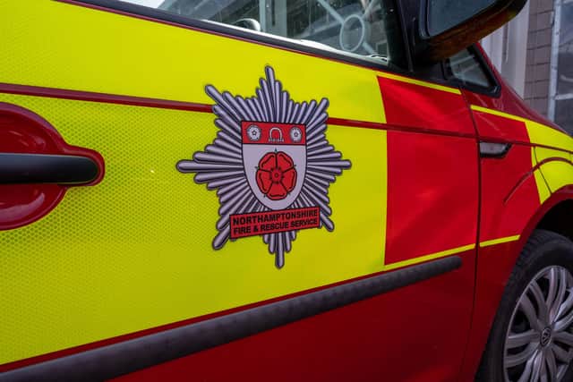 Homes were evacuated while firefighters dealt with a shed fire in Whittlebury.