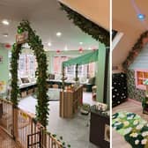 The Storybook Play Cafe, in Bishops Court, Daventry,  offers a relaxing and magical atmosphere for children to engage in Montessori and role play.