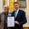 Geraldine Newbrook has been an Independent Custody Visitor (ICV) for more than 35 years. She was presented named Runner-Up for Longevity in the Home Office’s Lord Ferrers Awards and was presented with her certificate by Chris Philp MP, Minister for Crime, Policing and Fire.