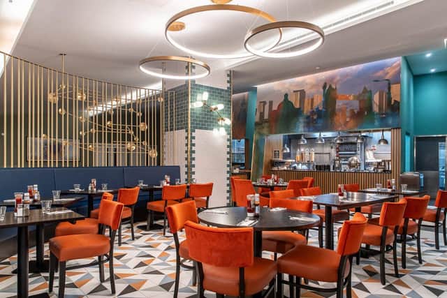 The stunning new interior design for the restaurant at the London's landmark Cumberland Hotel, Oxford Street.