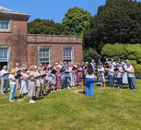 Daventry Choral Society performing at National Trust Uppark House near Chichester