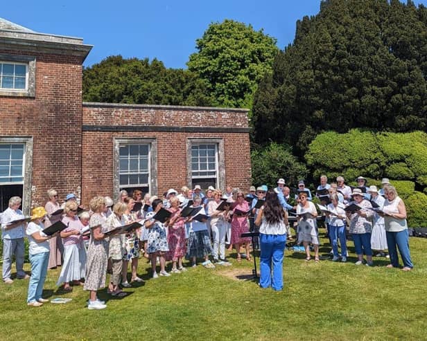 Daventry Choral Society performing at National Trust Uppark House near Chichester
