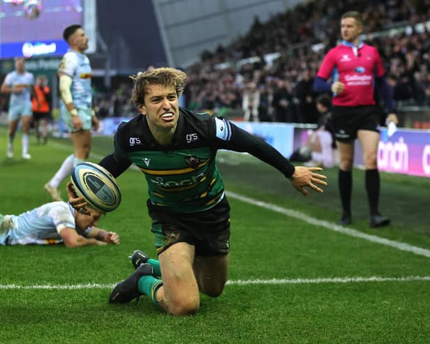James Ramm scored for Saints when they beat Harlequins on New Year's Day (photo by David Rogers/Getty Images)