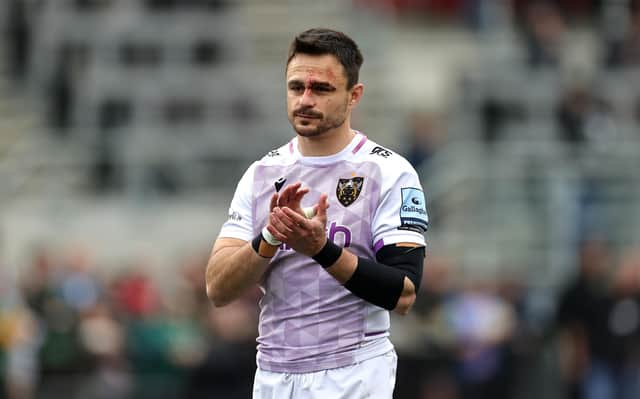 Tom Collins' final game for Saints came against Saracens in May (photo by David Rogers/Getty Images)