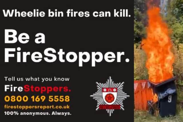 Firefighters are worried by a spate of arson attacks in parts Northamptonshire