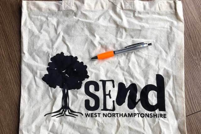 Some parents have complained about the branded tote bags, pens, and balloons that were at the SEND launch event, calling it a \'PR strategy\'.
Credit: West Northants SEND Action Group