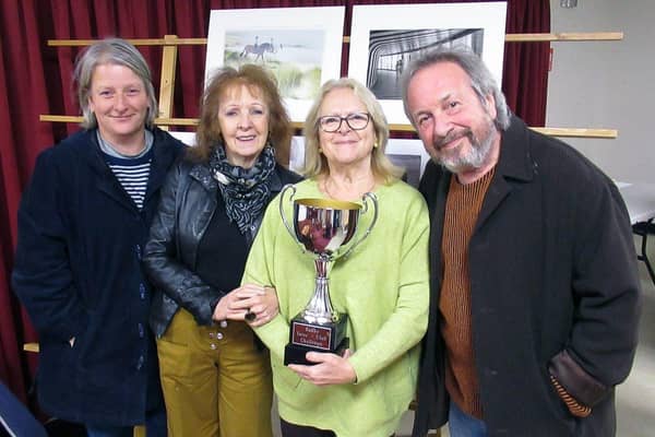 Daventry Photographic Society members Bee, Christine, Linda and Colin