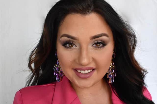 Headshot photograph taken by Justyna for the United Kingdom Galaxy Pageant 2023-2024.