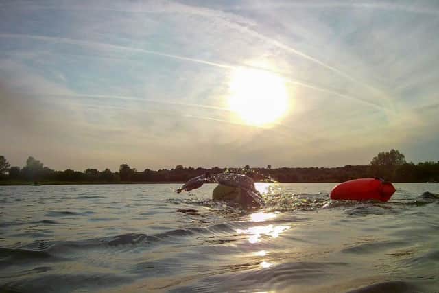Open water swimming resumes this month at Stanwick Lakes