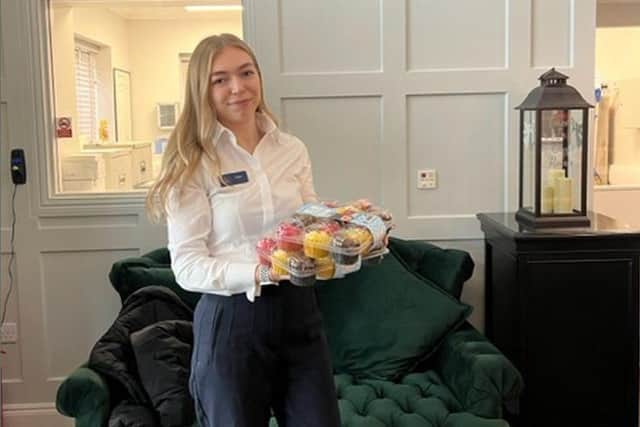 Crest Nicholson delivers cupcakes to residents at Astley Hall