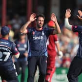 Ben Sanderson was the pick of the Steelbacks bowlers in the 2023 Vitality Blast campaign (Picture: David Rogers/Getty Images)