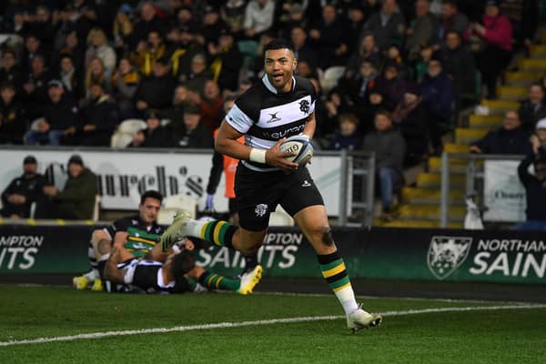 Luther Burrell scored for the Barbarians against Saints at the Gardens last November (photo by Tony Marshall/Getty Images)