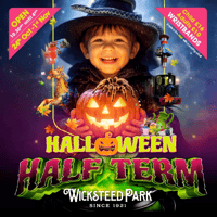Win family wristbands for Halloween at Wicksteed Park