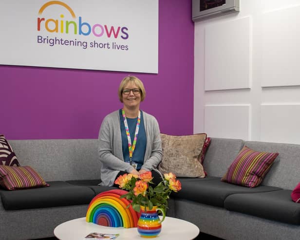 Karen Parsons of Rainbows Hospice will be helping families in Northamptonshire