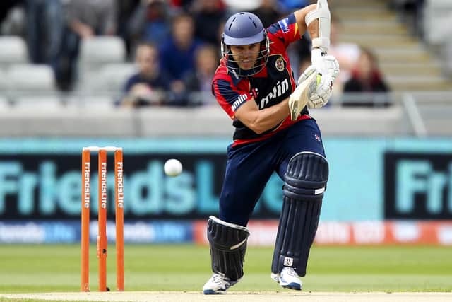 Greg Smith batts for Essex during their Friends Life T20 semi final defeat to the Steelbacks at Edgbaston in 2013 (Photo by Ben Hoskins/Getty Images)