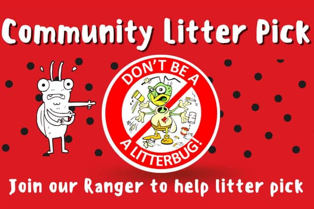 The organised litter picks are led by Daventry Town Council’s community ranger, Charlotte Jones, with accompanying town councillors and the council’s staff members.