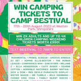 Camp Bestival Prize Draw