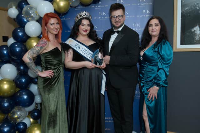 Katarzyna Surowiecka, Justyna Tobiasiewicz, Martin Fitch, and Izabela Tobiasiewicz at the Beauty Kingdom Awards gala.