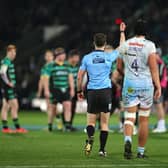 Craig Maxwell-Keys dished out a red card to Niall Armstrong on Sunday (photo by David Rogers/Getty Images)