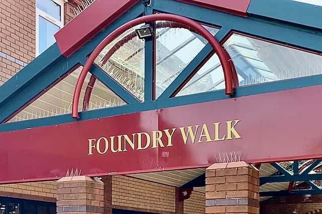 Foundry Walk pictured this Summer.