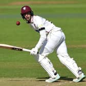 George Bartlett on his way to a half-century for Somerset against Northants in July (Picture: David Rogers/Getty Images)
