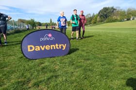 Daventry Parkrun ends on the Eastern Way Playing Field