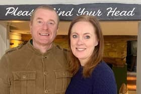 Richard Clifford and Nikki Squires, husband and wife, pictured inside the Grade II listed building in Sheaf Street.