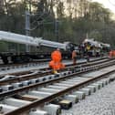 Engineers laid stretches of new track at Watford over Easter — and will be back for more over the bank holiday weekend, closing lines to London