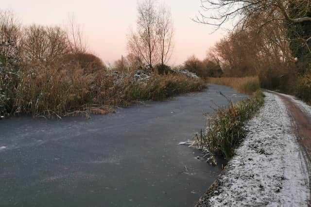 Cold weather continues in Northamptonshire.