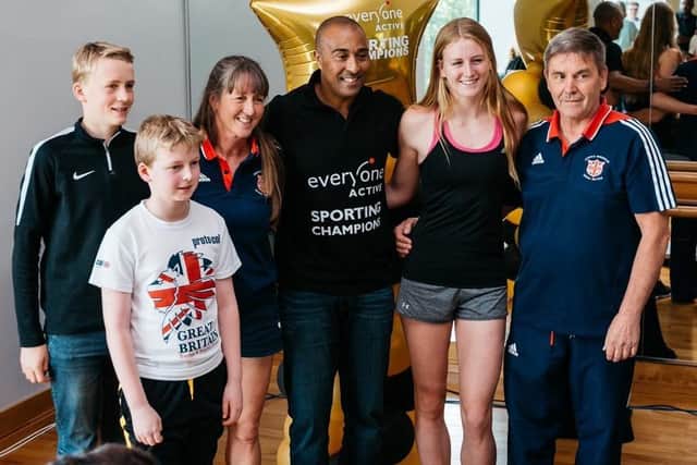 Colin Jackson, centre, is an Ambassador for the Sporting Champions scheme