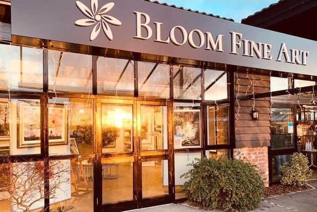 Kealey and Rob Farmer's independent Bloom Fine Art Gallery in Towcester, Northamptonshire.