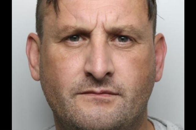Delaney was sentenced to four years, nine months after admitting threatening victims with a screwdriver during an attempted robbery in Northampton.According to Northamptoshire Police, the 43-year-old, of Lennox Walk, knocked on a door at about 10pm claiming his mother had suffered a heart attack — then smashed his way in when the occupants refused entry before demanding they hand over money.